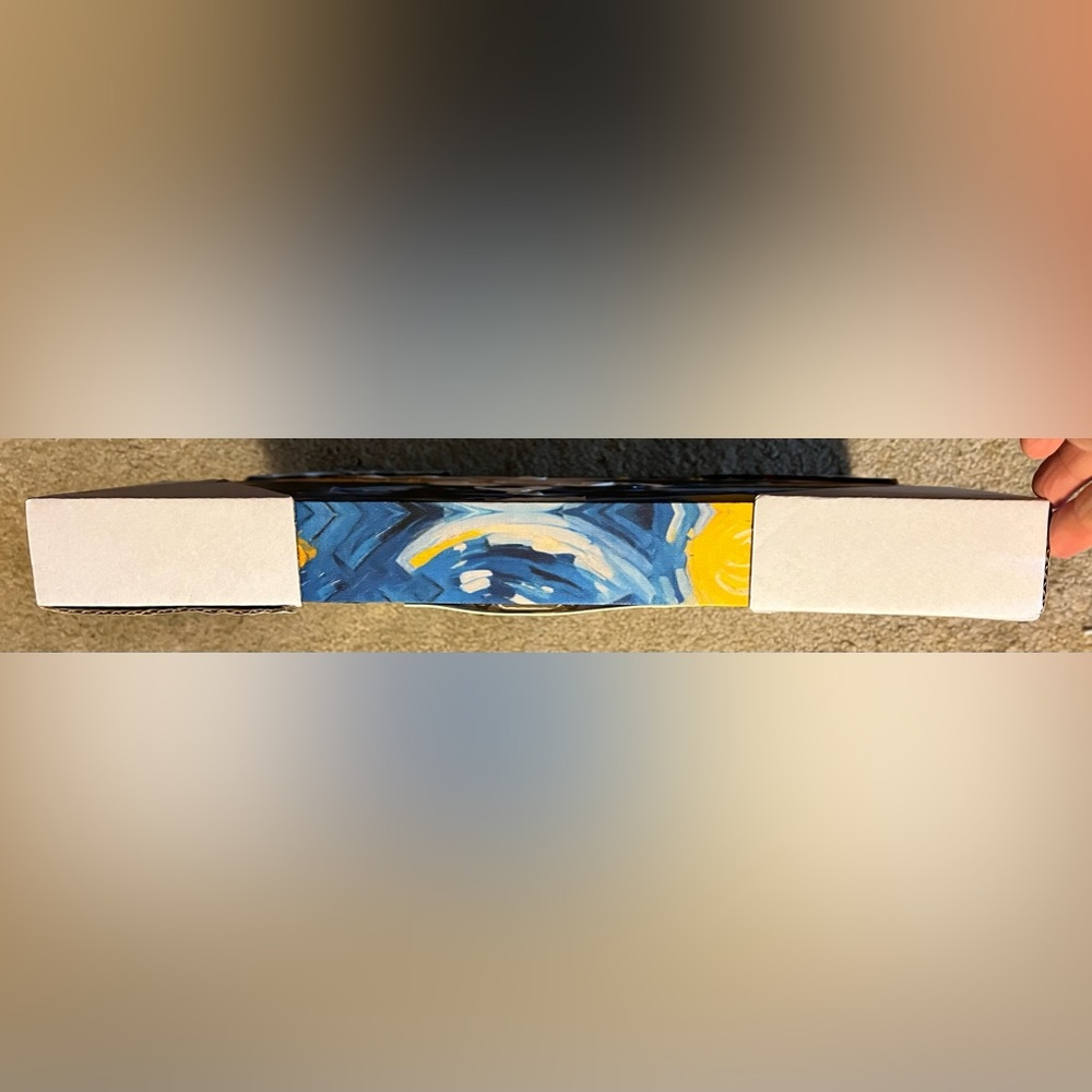 Border Collie “Starry Night“ canvas wall art - Picture 5 of 9